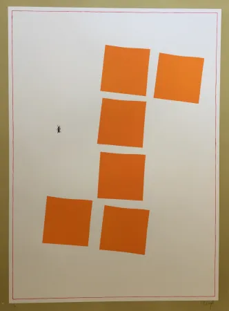 Zeefdruk Garcia-Sevilla - Sans titre