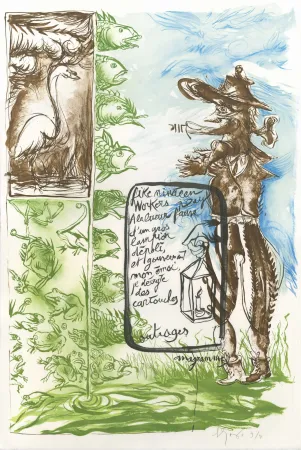 Lithografie Garouste - Anagramme