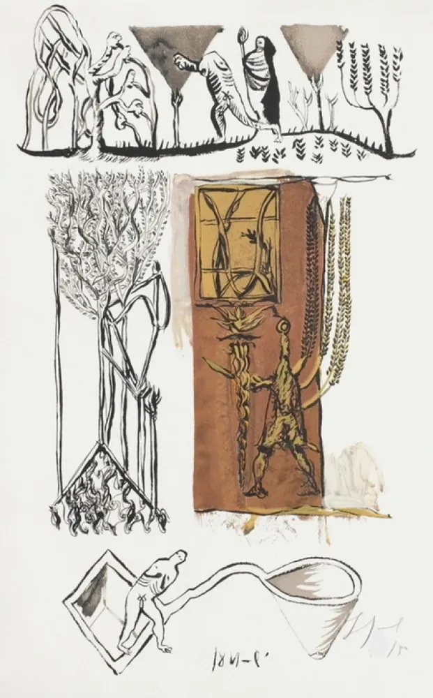 Lithografie Garouste - Sans titre 1