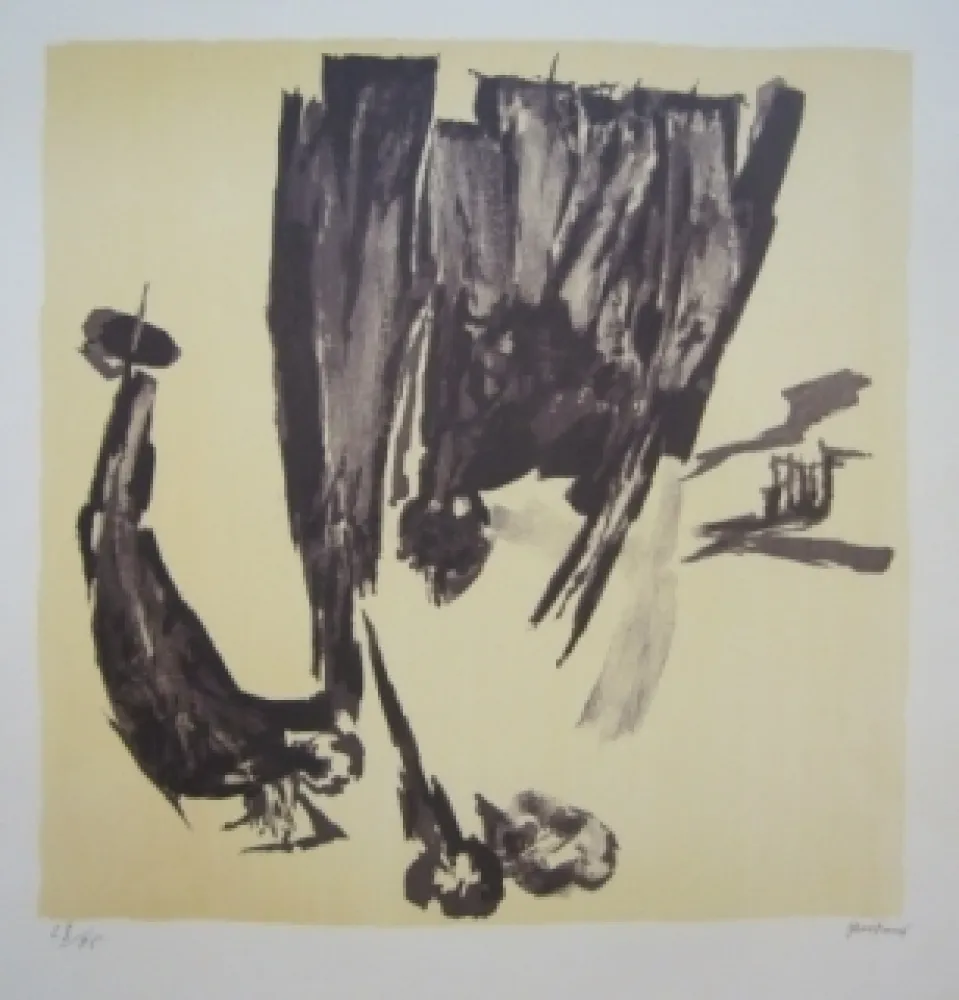 Lithografie Gastaud - Composition
