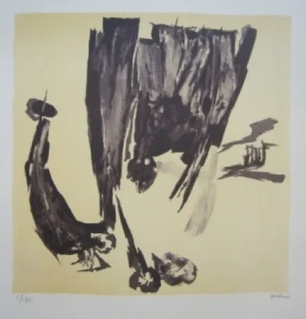 Lithografie Gastaud - Composition