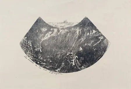 Lithografie Gauguin - Les drames de la mer 
