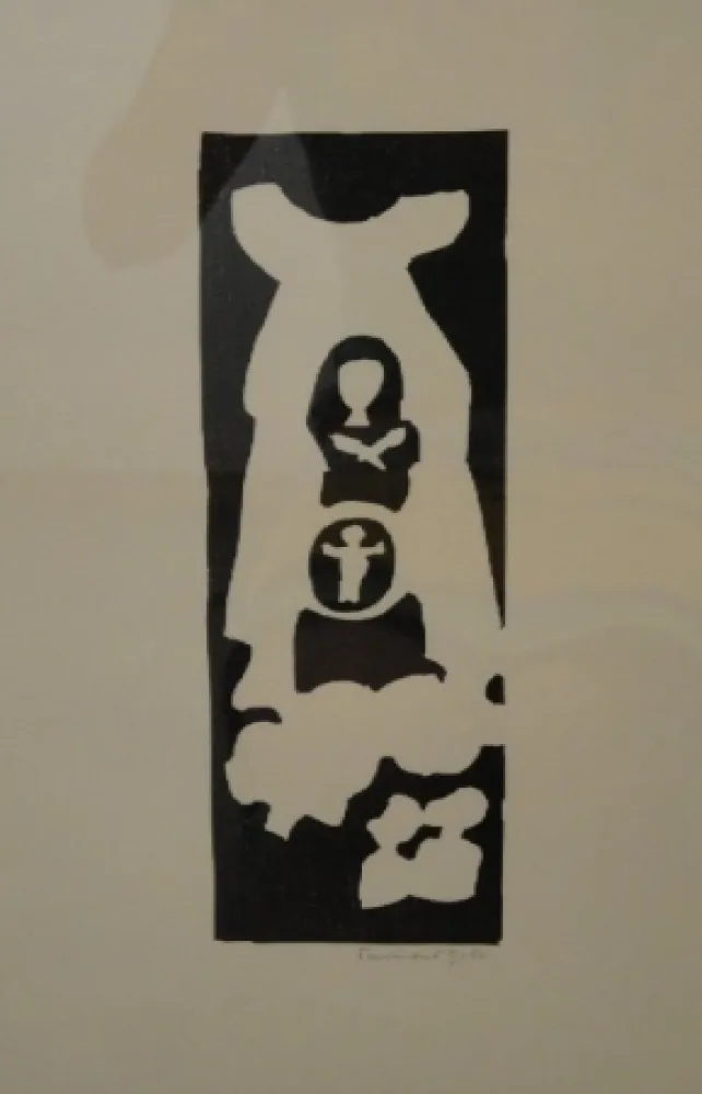 Houtsnede Gehr - Untitled