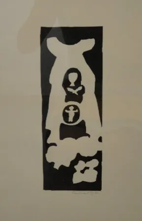 Houtsnede Gehr - Untitled