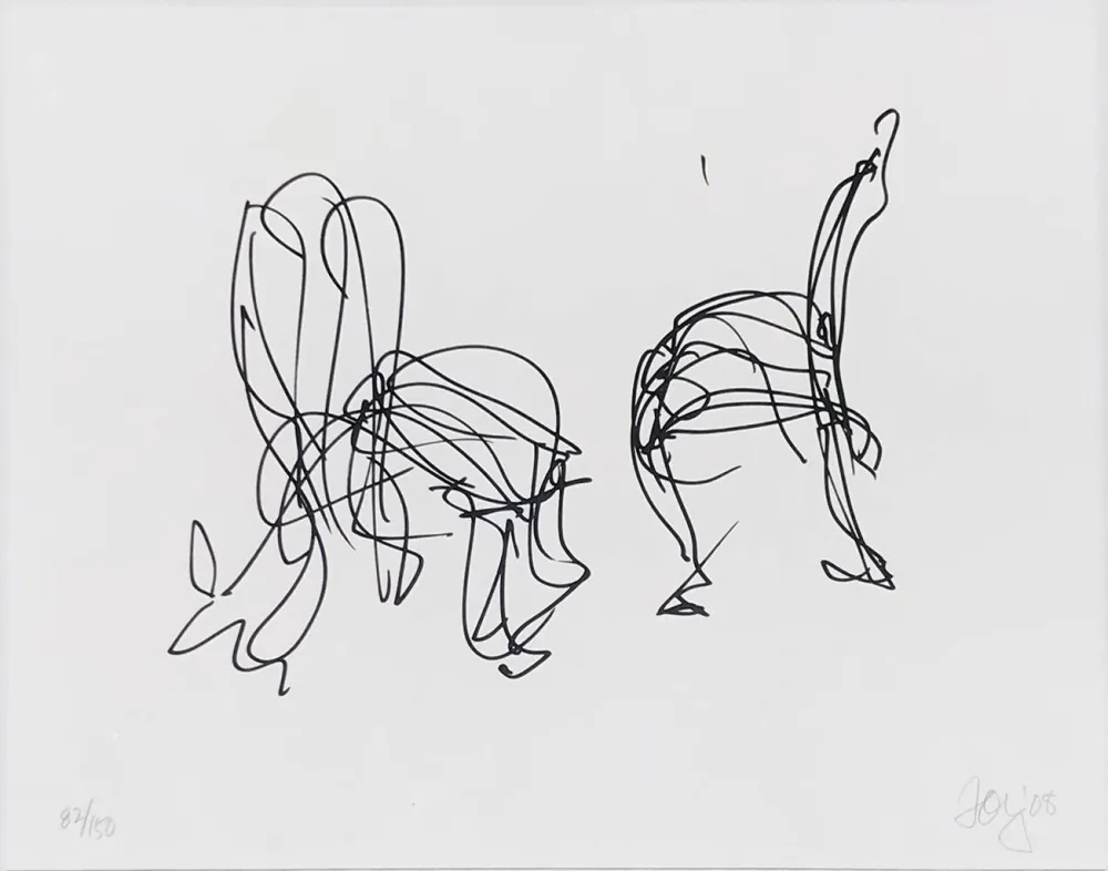 Lithografie Gehry - Sitonme from the Artists for Obama Portfolio