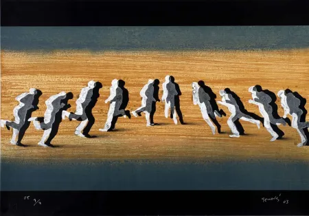 Zeefdruk Genovés - Carreras