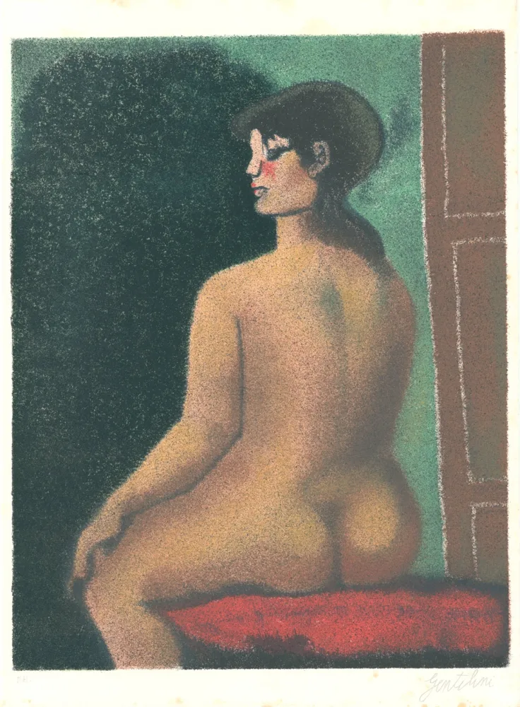 Lithografie Gentilini - Nudo di Luisa