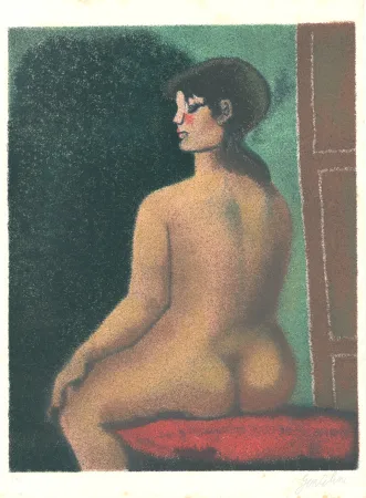 Lithografie Gentilini - Nudo di Luisa