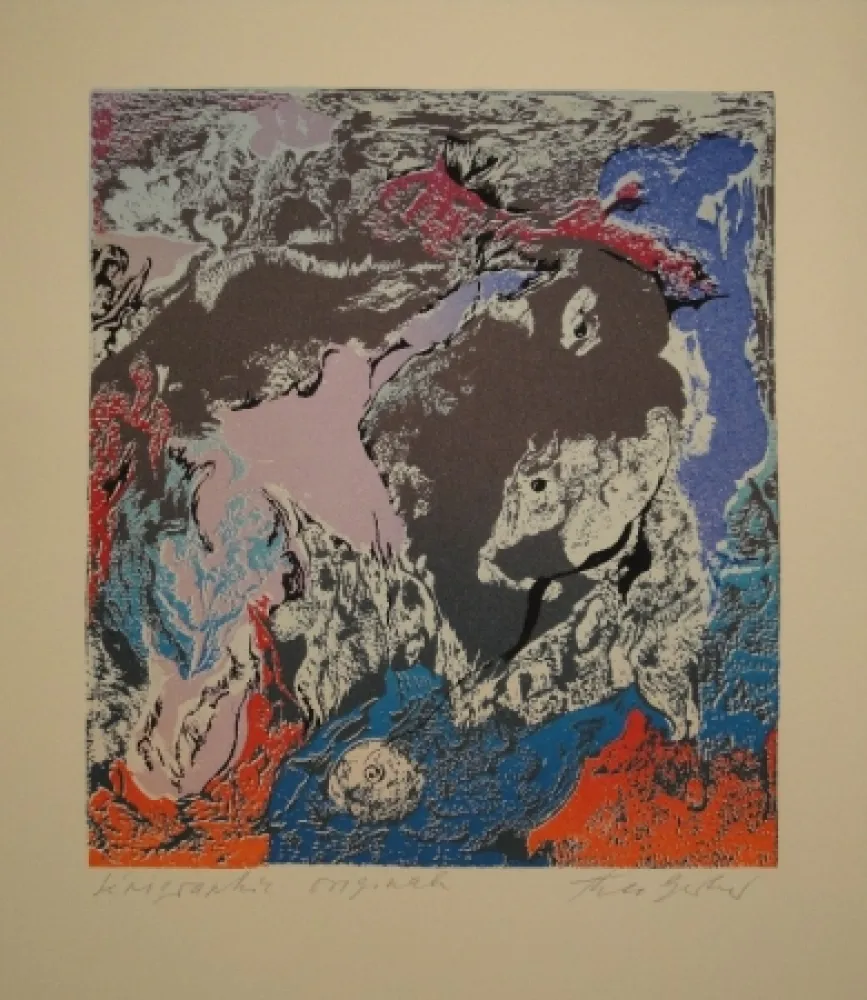 Zeefdruk Gerber - Untitled