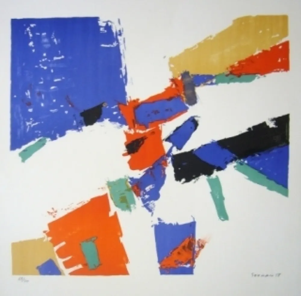 Lithografie Germain - Composition