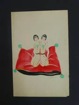 Geen Techniek Gesmar - Les Dolly Sister sur un canapé