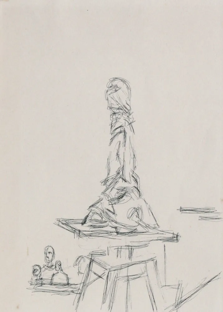 Geen Techniek Giacometti - Atelier à la sellette