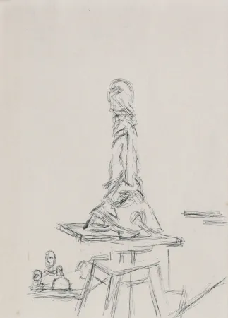 Geen Techniek Giacometti - Atelier à la sellette