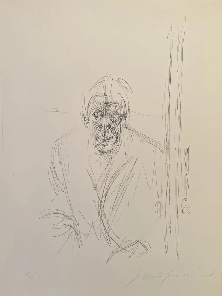 Lithografie Giacometti - Autoportrait