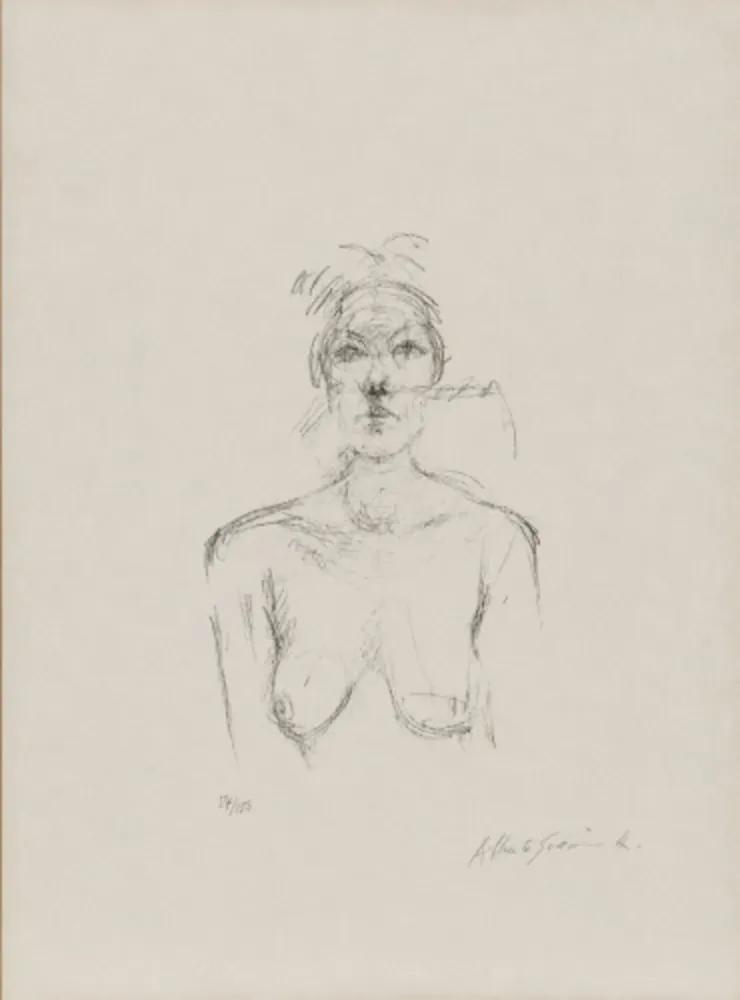 Lithografie Giacometti - Buste II