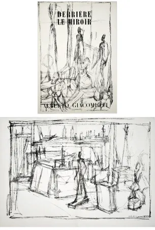 Geïllustreerd Boek Giacometti - Derrière le Miroir n° 39-40 . GIACOMETTI. Juin 1951.