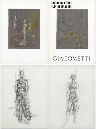 Geïllustreerd Boek Giacometti - Derrière le Miroir n° 65 . GIACOMETTI . Mai 1954.