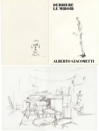 Geïllustreerd Boek Giacometti - DERRIÈRE LE MIROIR N° 98. L' ATELIER D' ALBERTO GIACOMETTI (Jean Genet). Juin 1957.