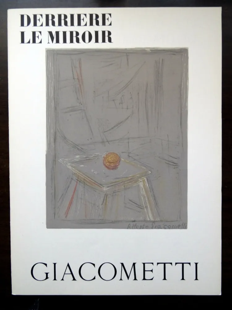 Geïllustreerd Boek Giacometti - DERRIÈRE LE MIROIR N°65