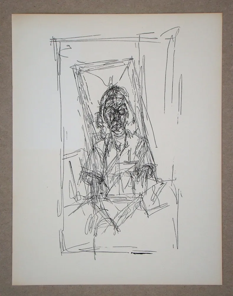 Lithografie Giacometti - Dessin, 1954