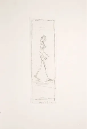 Ets Giacometti - Femme qui marche 1955