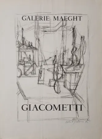 Lithografie Giacometti -  