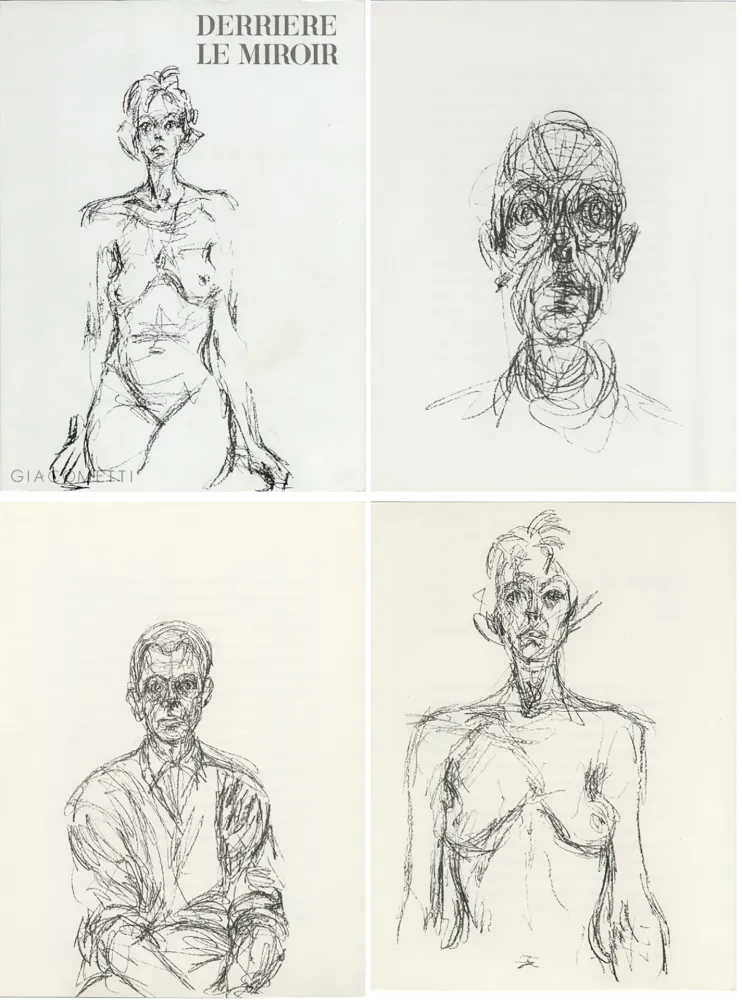 Geïllustreerd Boek Giacometti - GIACOMETTI. DERRIÈRE LE MIROIR N°127. Mai 1961