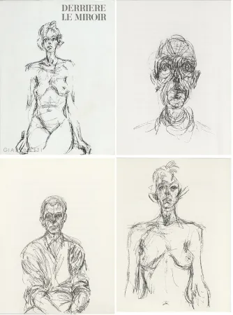 Geïllustreerd Boek Giacometti - GIACOMETTI. DERRIÈRE LE MIROIR N°127. Mai 1961