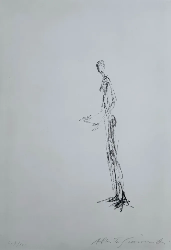 Lithografie Giacometti - Homme Debout 