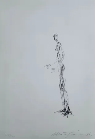 Lithografie Giacometti - Homme Debout 
