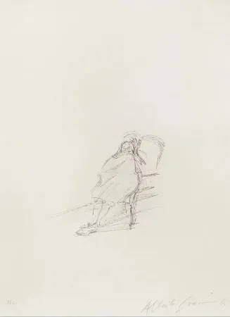 Lithografie Giacometti - La Mère de l’artiste assise III