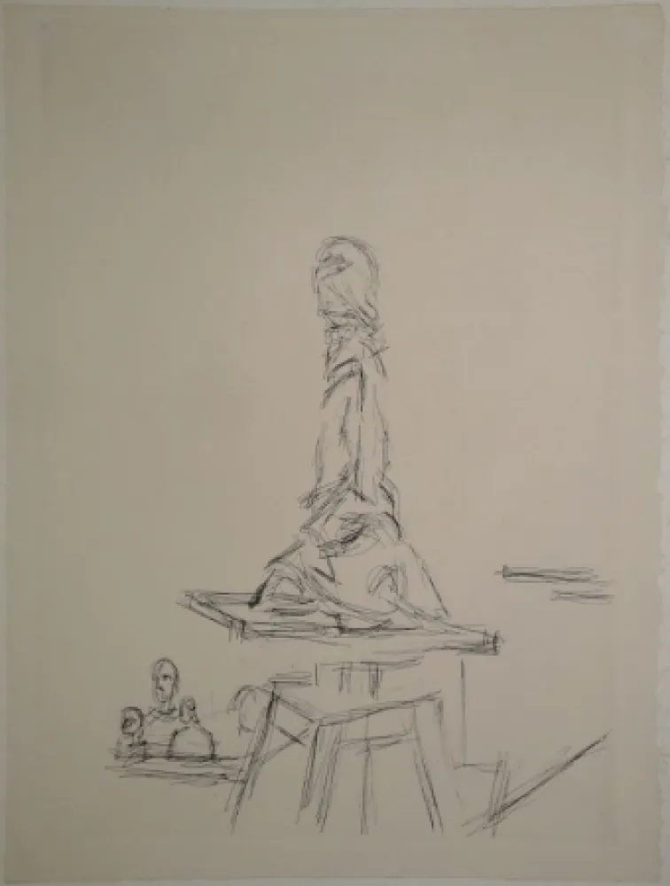 Ets Giacometti - L'Atelier à la selette I. (Studio with the turntable)