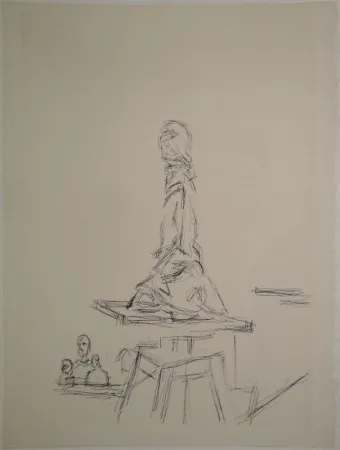 Ets Giacometti - L'Atelier à la selette I. (Studio with the turntable)