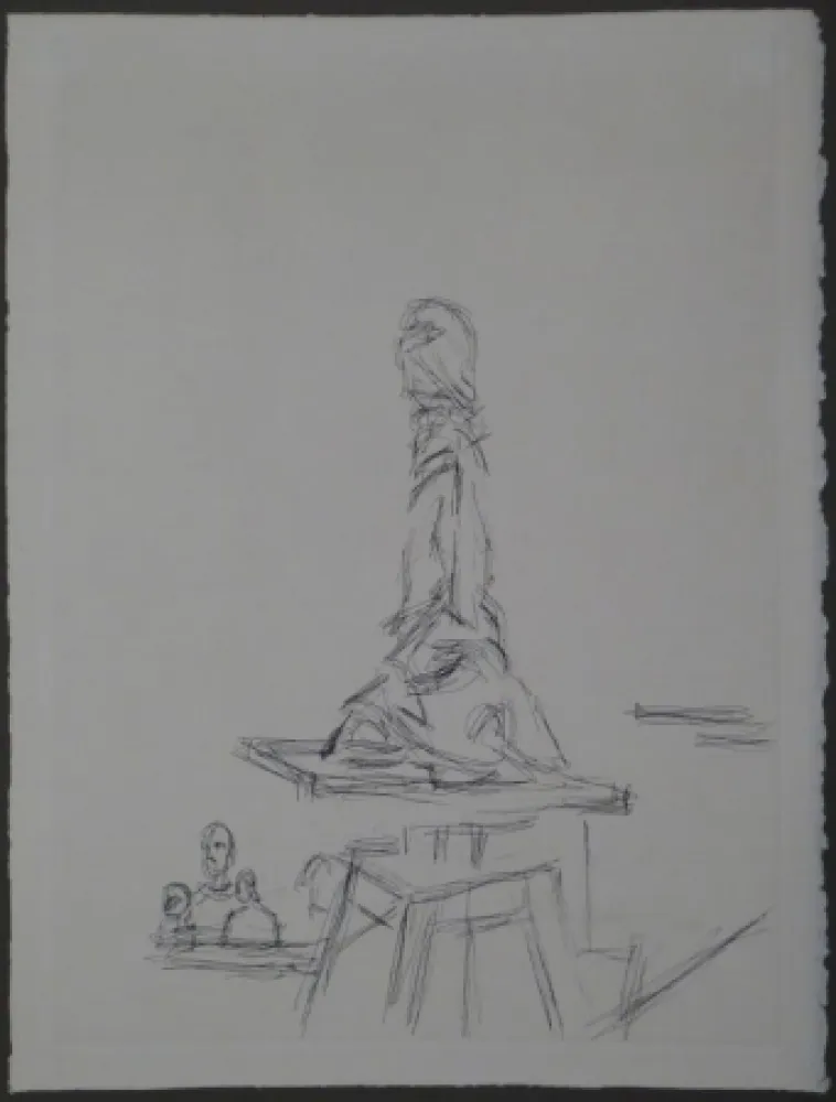 Ets Giacometti - L'Atelier à la selette I. (Studio with the turntable)