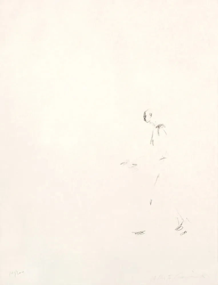 Lithografie Giacometti - L'Homme qui marche