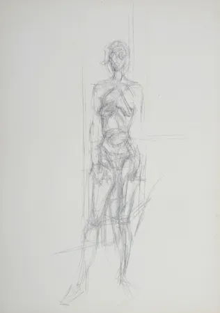 Lithografie Giacometti - Nu debout, 1954