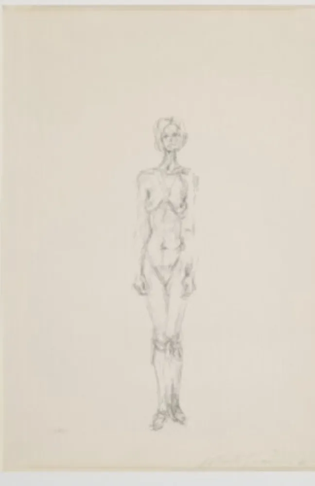 Lithografie Giacometti - NU DEBOUT II