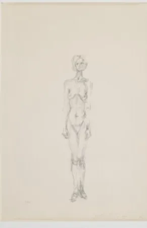 Lithografie Giacometti - NU DEBOUT II