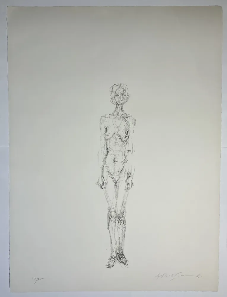 Lithografie Giacometti - Nu Debout II, 1961