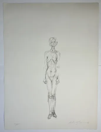 Lithografie Giacometti - Nu Debout II, 1961