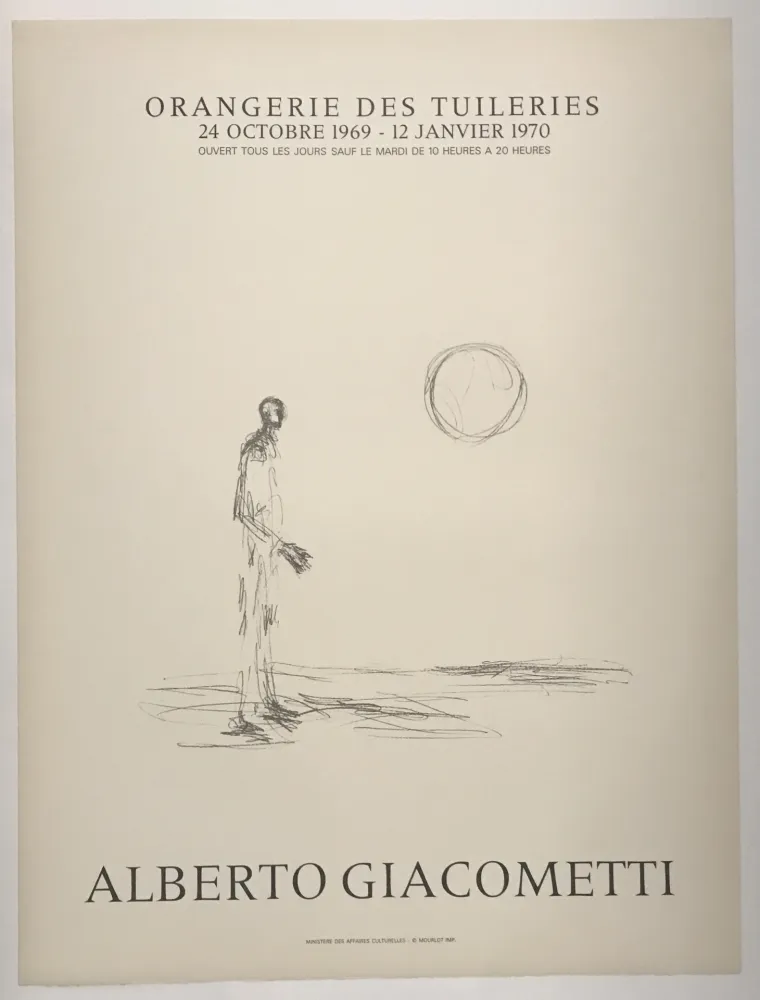 Lithografie Giacometti - Orangerie des Tuileries