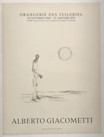 Lithografie Giacometti - Orangerie des Tuileries