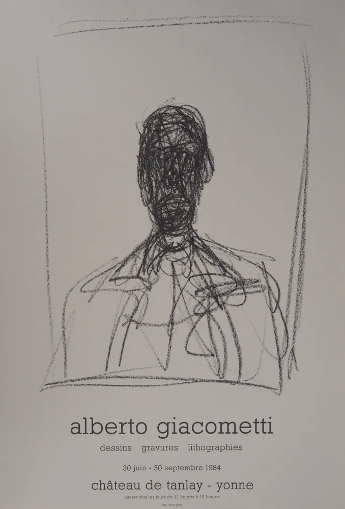 Geïllustreerd Boek Giacometti - Portrait d'homme