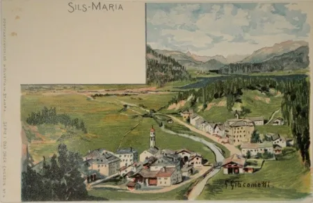 Lithografie Giacometti - Sils-Maria