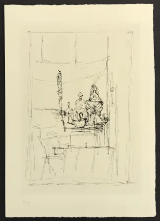Gravure Giacometti - Studio from La Magie Quotidienne