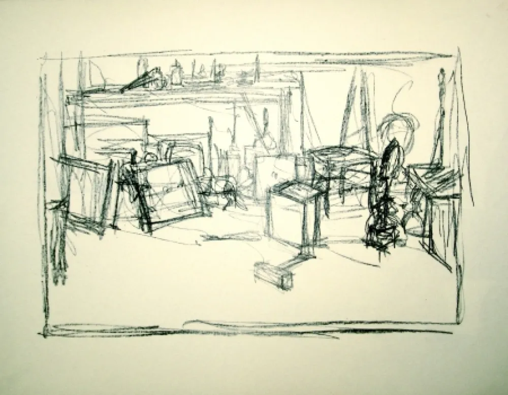 Lithografie Giacometti - Untitled