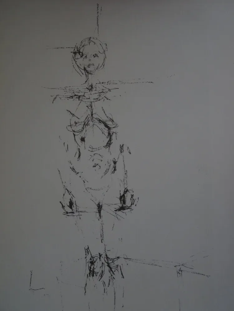 Lithografie Giacometti - Woman standing