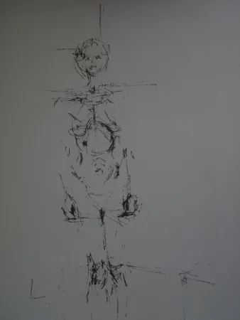 Lithografie Giacometti - Woman standing