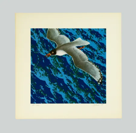 Zeefdruk Gilardi - Gabbiano