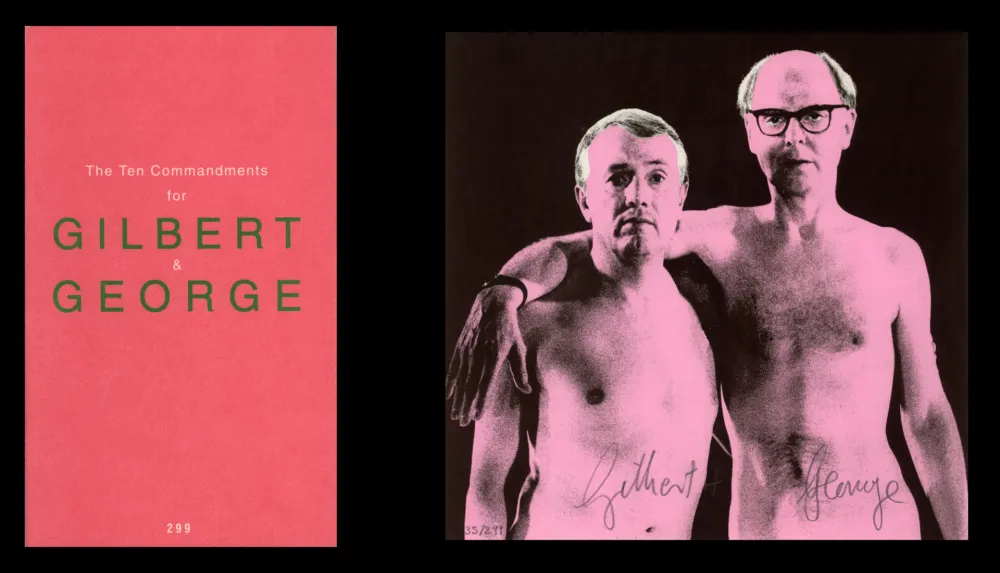 Geïllustreerd Boek Gilbert & George - L'art en écrit